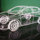 Illustration for article titled Artist Creates Wireframe Lamborghini Countach